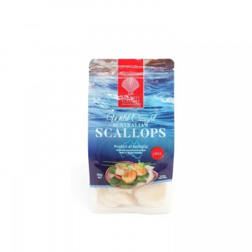 Wild Caught Frozen Australian Scallops